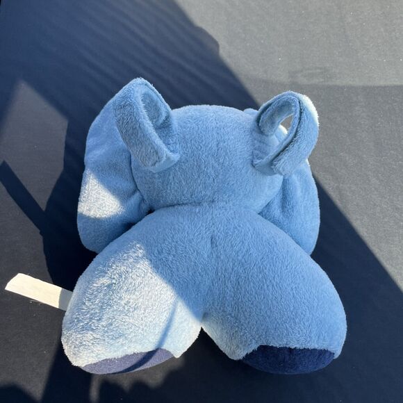 Pottery Barn Kids Blue Musical Plush Crib Eli Elephant Jungle Toy PBK - Picture 8 of 15